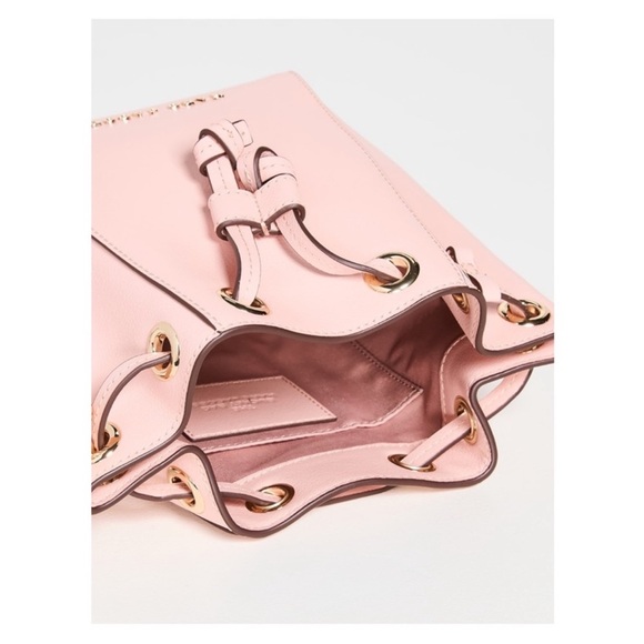 New! MARC JACOBS Crossbody Bucket Leather Bag in Rose Pink - Picture 5 of 12